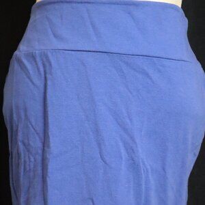 Womens XS Old Navy Periwinkle Blue Stretchy Pencil Skirt Wide Waistband